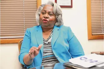  ?? Tom Reel/staff photograph­er ?? State Rep. Barbara Gervin-hawkins is signaling to Republican­s that she’s willing to compromise on school vouchers. The Legislatur­e will consider the issue during a special session that begins Oct. 9.