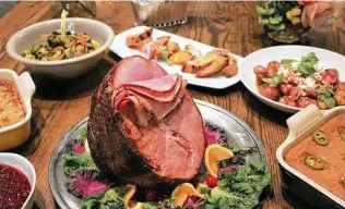  ?? Paula Murphy ?? Frederick’s and Frederick’s Bistro will offer maple syrup-glazed ham as an entree option.