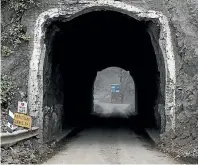  ?? PHOTO: GEORGE HEARD/FAIRFAX NZ ?? The Paratitahi tunnel, damaged during the November 2016 earthquake, will be increased in size as part of its repairs.