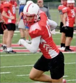  ?? PILOT PHOTO/RUSTY NIXON ?? the extremely athletic Michael Sheely will have an impact on both sides of the football.