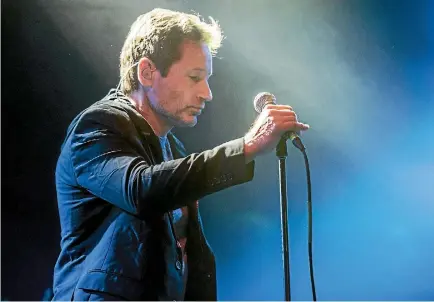  ??  ?? David Duchovny is headed to New Zealand for two concerts next month.