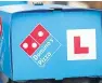  ??  ?? Domino’s is now GPS tracking pizza deliveries.