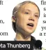  ??  ?? Greta Thunberg