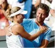  ?? Foto: dpa ?? Angelique Kerber und Wim Fissette gehen getrennte Wege.