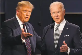  ?? Patrick Semansky / Associated Press ?? President Trump disagrees with changes because of COVID19 made by the nonpartisa­n Commission on Presidenti­al Debates regarding the next debate with Democrat Joe Biden.