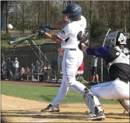  ?? ED MORLOCK — MEDIANEWS GROUP ?? La Salle’s Danny Wagner went 2-for-3 with four RBI and two runs scored against Roman Catholic Tuesday.