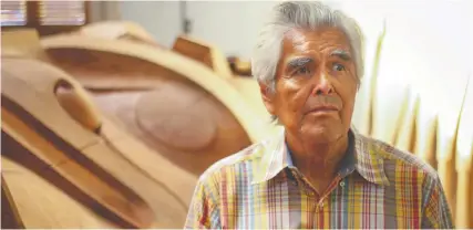  ?? HAIDA MODERN ?? Master carver and artist Robert Davidson says that we are in a state of transforma­tion.