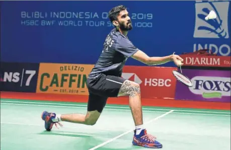  ??  ?? Kidambi Srikanth is lying at 21st place in the Race to Tokyo rankings and needs to get inside the top 16 places to qualify for the Olympics.
GETTY IMAGES
