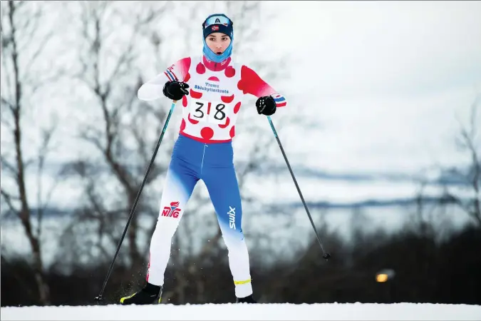  ?? FOTO: PRIVAT ?? Skiskytter Hermann Strøm Bjørvik fra Skjervøy.