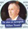  ??  ?? Ne zna za neuspeh:
Milan Tomić
