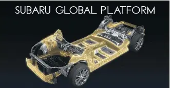  ??  ?? Subaru’s new global platform will first appear on the 2017 Impreza. It works in concert with the Subaru Boxer engine and Subaru symmetrica­l full-time AWD in delivering higher levels of agility and crash protection.