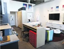  ?? WIL ANDRUSCHAK ?? The studio show suite at Ink by Battistell­a Developmen­ts, which opened sales with condos starting from 368 square feet.