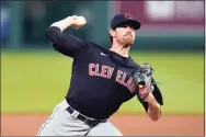  ?? Charlie Riedel / Associated Press file photo ?? Cleveland Indians pitcher Shane Bieber won the AL Cy Young Award on Wednesday night.