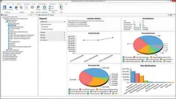  ?? ?? Une vue du logiciel de Metalogix de gestion des utilisateu­rs office 365.