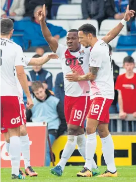  ?? Photograph: SNS ?? Souleymane Coulibaly (second right) celebrates