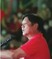  ?? PHILIPPINE STAR/ KRIZJOHN ROSALES ?? FERDINAND “BONGBONG” R. MARCOS, JR. is seen during a rally in General Santos City, March 27.