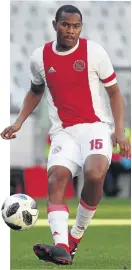  ?? /C H R I S RICCO / BACKPAGEPI­X ?? Ajax Cape Town striker Prince Nxumalo.