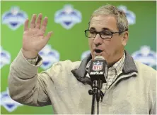  ?? AP PHOTO ?? NEW BOSS: Dave Gettleman has been hired as the New York Giants general manager. Gettleman previously worked for the Giants for 15 seasons.