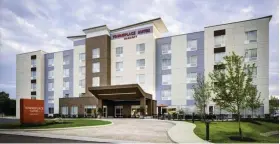  ?? (Special to The Commercial) ?? Umesh “U.E.” Patel will start constructi­on on a $10 million-plus TownePlace Suites by Marriott in January on the west side of Interstate 530 on Sheridan Road.
