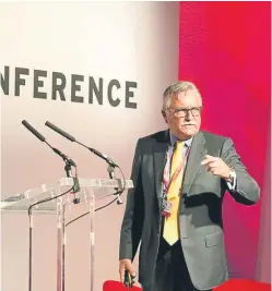  ??  ?? Prof Rickard criticised Defra minister George Eustice for talking about designing a new farming policy when he “didn’t have a clue”.