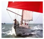  ??  ?? ADC Accutrac (below) competed in the 1977/78 Whitbread Round the World
Race and has been reimagined as Translated 9 (left) for the Ocean Globe Race