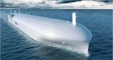  ??  ?? Photo ci-dessus :
Projet de navire autonome développé par Rolls-Royce Marine. Alors que l’entreprise britanniqu­e a été la première à faire la démonstrat­ion d’un système sans conducteur pour un porte-conteneurs en commercial en 2018, la Chine entamait la même année, à Zhuhai dans le
Sud du pays, la constructi­on du plus grand site mondial d’essai pour bateaux sans pilote à usage civil et militaire. (© Rolls-Royce)