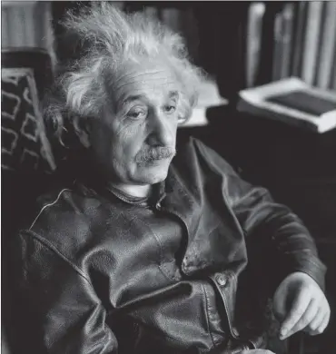  ?? PHOTO: LOTTE JACOBI ARCHIVES, UNIVERSITY NEW HAMPSHIRE/COLLECTION DR STEVEN SCHUYLER ?? A portrait of Albert Einstein, taken by Lotte Jacobi in 1938. Einstein’s problem solving always started with asking the proper questions first, says the author.