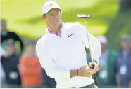  ??  ?? GEORGIA ON MY MIND McIlroy missed out in Augusta
