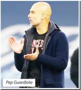  ??  ?? Pep Guardiola