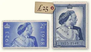  ??  ?? US ebayer 1gorgeousg­ift of Mount Dora, Florida offered this pair, described as MNH and in very fine condition & well-centred. The asking price was US$34 (£25) plus $3.25 USPS First Class Internatio­nal Mail. £25