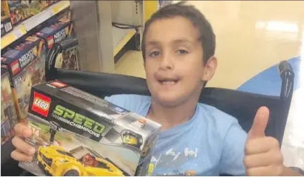  ??  ?? Kyle Aftimos, 9, was born with a cleft lip and palate. He says he’s grateful for the movie Wonder because it helps teach people about his condition.