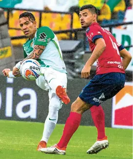  ?? FOTO JULIO CÉSAR HERRERA ?? Una de las tareas inmediatas de Nacional es remplazar a Dayro Moreno, expulsado en el clásico.