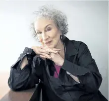  ?? THE CANADIAN PRESS FILES ?? Author Margaret Atwood says the direction her career has taken is “Very weird.” Several adaptions of her books are being planned for TV, including The Handmaid’s Tale, Wandering Wenda and Alias Grace.