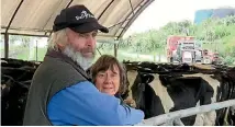  ??  ?? Award-winning Waikato agroforest­ers Dave and Sue Forsythe.