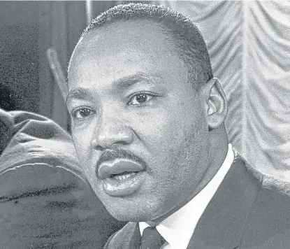  ?? | AP ?? The Rev. Martin Luther King Jr. speaks at a news conference in Chicago on Jan. 7, 1966.