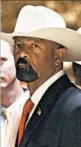  ?? EVAN VUCCI/AP ?? Milwaukee County Sheriff David Clarke has “a little Trump in him,” a fan says.