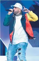  ??  ?? Nicky Jam conquistó en la categoría Top Latin álbum del año.