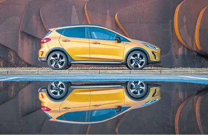  ??  ?? The attractive Fiesta Active X.