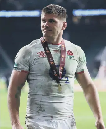  ??  ?? England’s Owen Farrell.