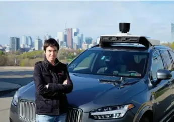  ?? ERICA EDWARDS/UBER CANADA ?? Uber’s new Advanced Technologi­es Group will be led by Raquel Urtasun, a University of Toronto professor.