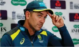  ??  ?? Australia’s cricket coach Justin Langer has come under intense pressure amid rumblings over his management style.
Photograph: Paul Childs/Action Images/Reuters