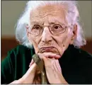  ?? ?? SAFE: 100-year-old Dova Govergeviz in her room at a care home in Israel