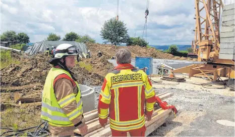  ?? ARCHIVFOTO: MICHAEL HESCHELER ?? Vor dem Amtsgerich­t wird ein tragischer Arbeitsunf­all verhandelt, bei dem im Juni 2016 ein Bauarbeite­r von einer Betonwand erschlagen worden war.