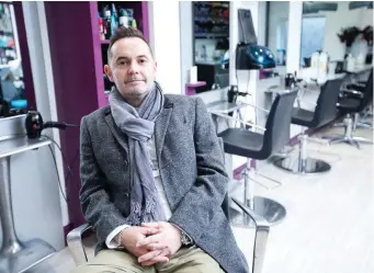  ??  ?? Anthony KIlcoyne of Salon 2, Adelaide Street, Sligo.