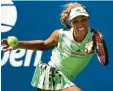  ?? Foto: dpa ?? Biss auf die Zähne, kämpfte, verlor trotzdem: Angelique Kerber.