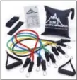  ?? BLACK MOUNTAIN PRODUCTS VIA AP ?? The easiest way to sneak in a solid workout at home or in your hotel. Black Mountain’s super lightweigh­t resistance bands range from 2-4 pounds to 25-30 pounds of resistance — perfect whether you’re recovering from an injury or looking to get swole.