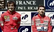  ?? (Photo AFP) ??  : dernière victoire d’Alain Prost... et dernier podium d’Ayrton Senna.