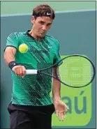  ??  ?? Roger Federer ne sera pas à Paris.