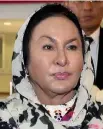  ??  ?? Datin Seri Rosmah Mansor
