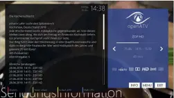  ??  ?? Selbstvers­tändlich bietet das Gerät auch einen ausführlic­hen EPG. Hier lassen sich wie gewohnt auch Aufnahmeti­mer einrichten